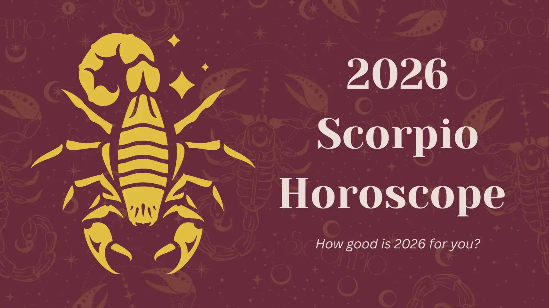 2026 predictions astrology Scorpio