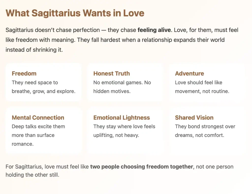 Sagittarius love 