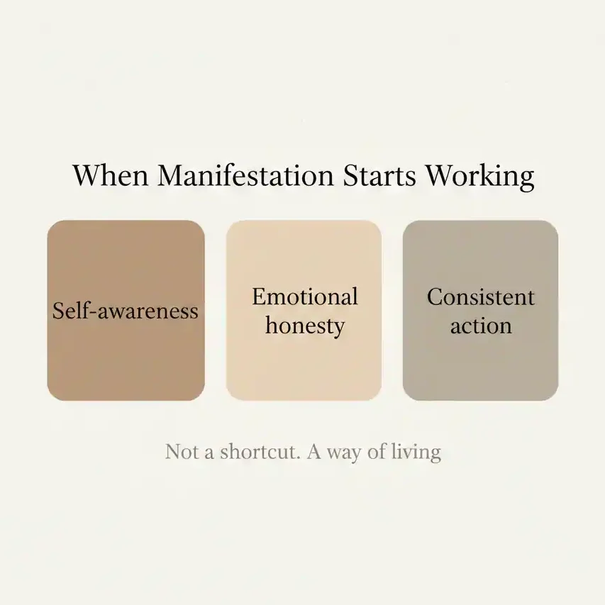 why is my manifestation not working