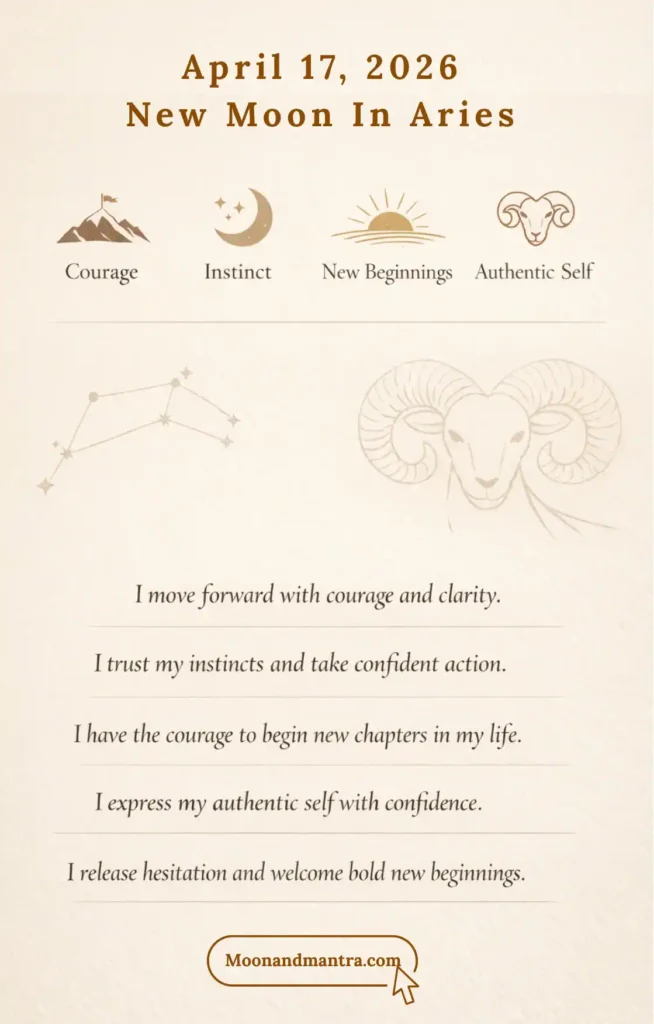 new moon april 2026 astrology